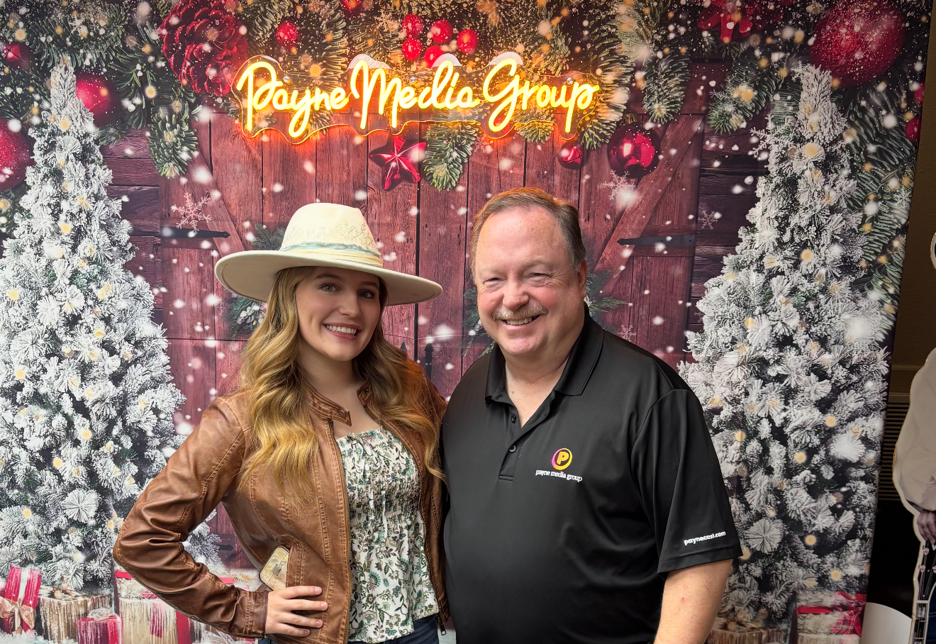 Adysen Maleck with Barry